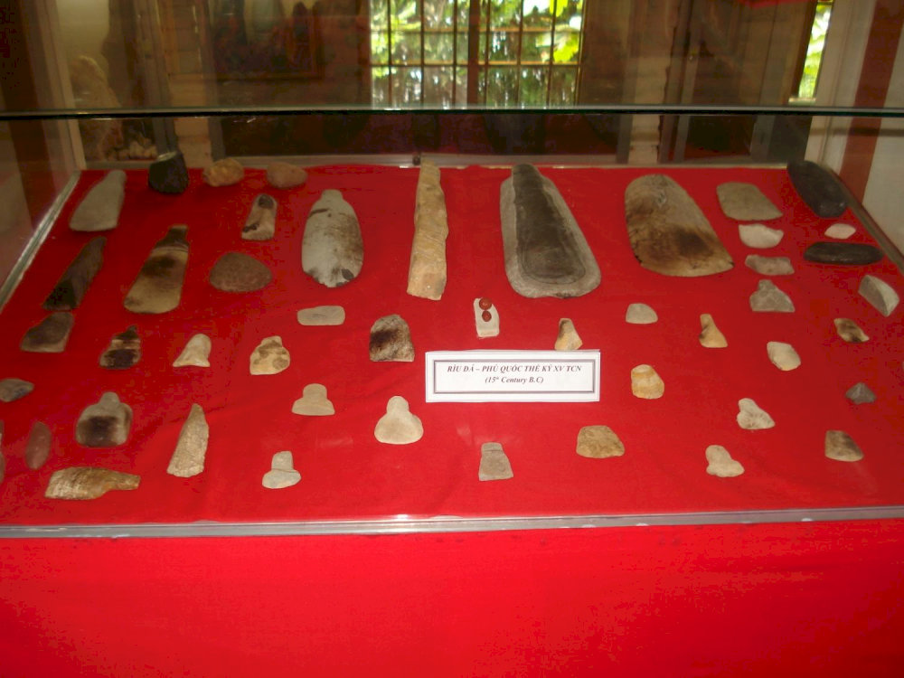 The museum features ancient stone axes that provide insight into early human settlement and tool-making on Phu Quoc Island